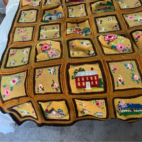 Vintage Bedding Vintage 5s 60s 70 Kitsch Handmade Schoolhouse